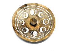 PORTE ENCENS EN BOIS DE MANGUIER - PHASE DE LA LUNE