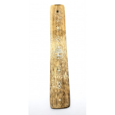PORTE ENCENS EN BOIS DE MANGUIER ARBRE DE VIE