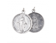 MÉDAILLE VIERGE MARIE 4,5 CM - MÉTAL