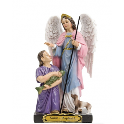 STATUE RESINE ST RAPHAEL