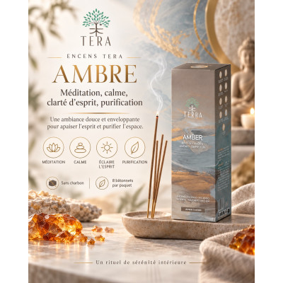 AMBRE - 8 BÂTONS