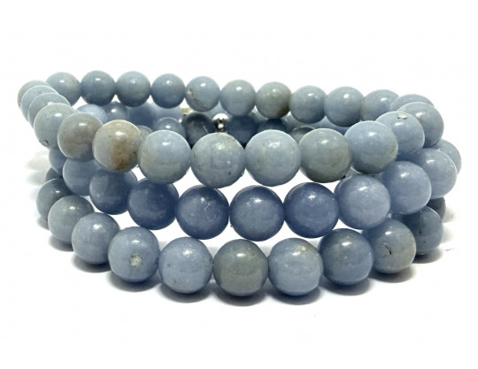 ANGELITE 8MM - BRACELET LITHOTHÉRAPIE