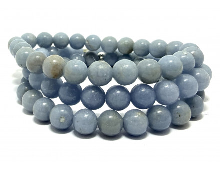 ANGELITE 8MM - BRACELET LITHOTHÉRAPIE