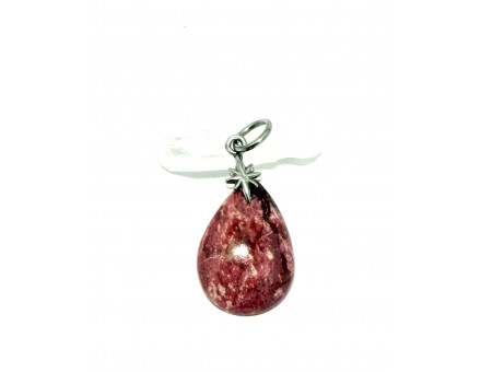 THULITE PENDENTIF GOUTTE