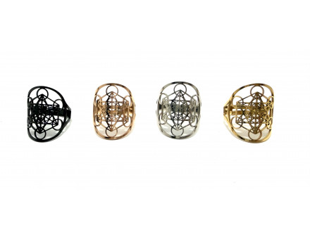BAGUE CUBE DE METATRON