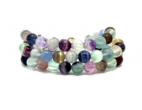 FLUORINE 8MM - BRACELET LITHOTHÉRAPIE