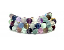 FLUORINE 8MM - BRACELET LITHOTHÉRAPIE