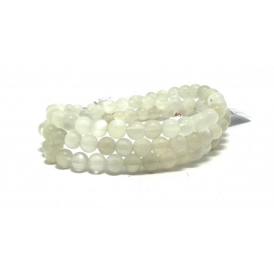 PIERRE DE LUNE 6MM - BRACELET LITHOTHÉRAPIE