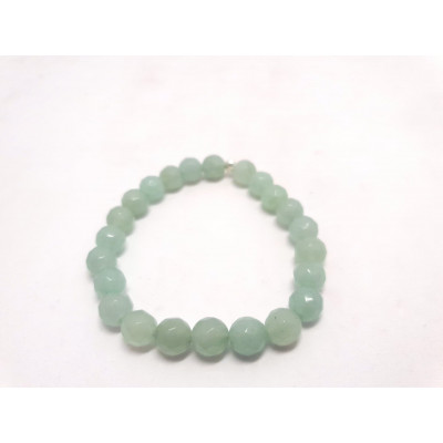 AVENTURINE CLAIRE FACETTE 8 MM