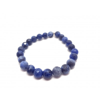 SODALITE FACETTE 8 MM