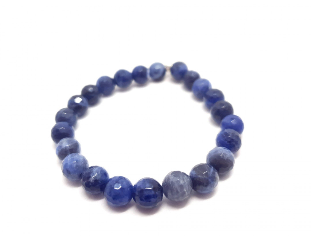 SODALITE FACETTE 8 MM