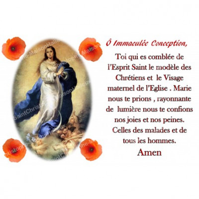 NEUVAINE LES VIERGES IMMACULEE CONCEPTION