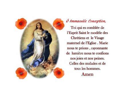 NEUVAINE LES VIERGES IMMACULEE CONCEPTION