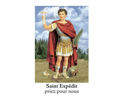 NEUVAINE LES SAINTS SAINT EXPEDIE