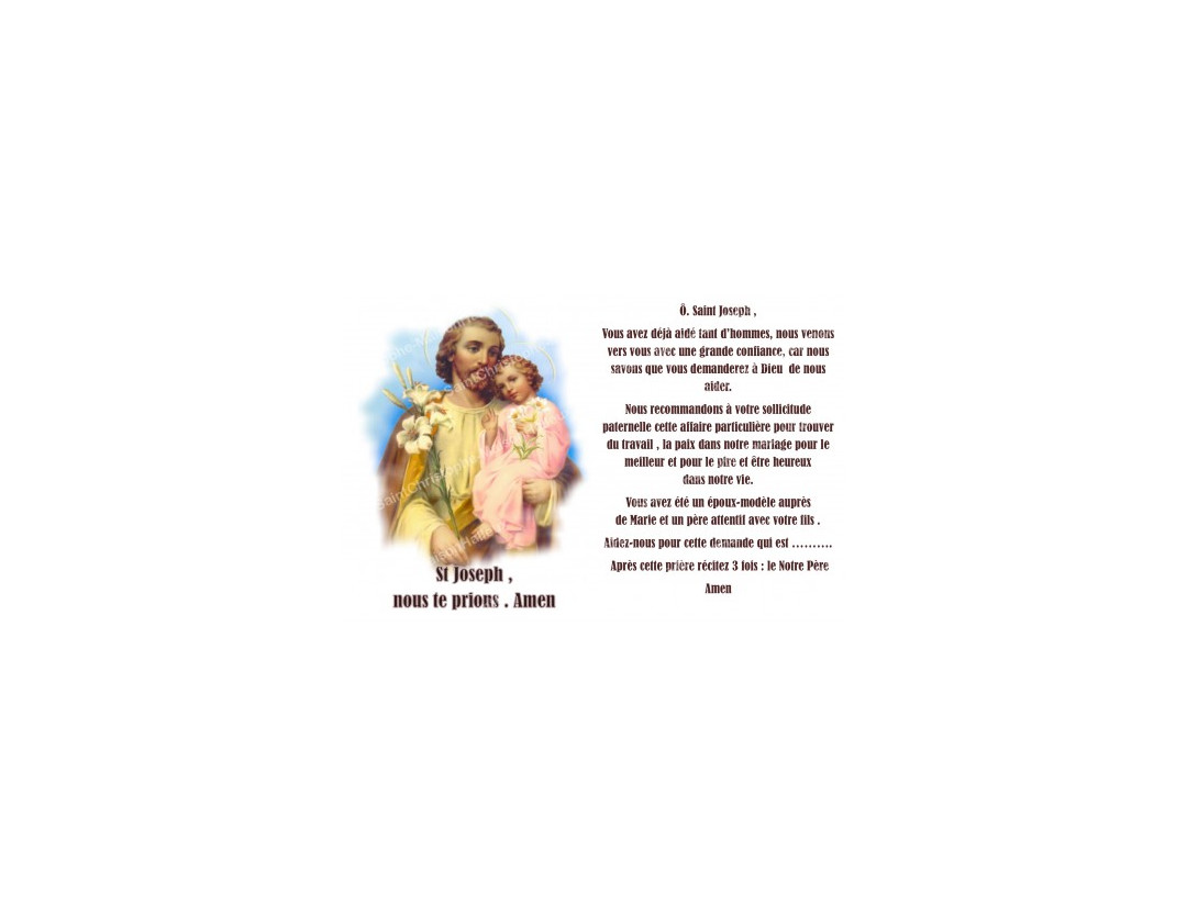 NEUVAINE LES SAINTS SAINT JOSEPH 4