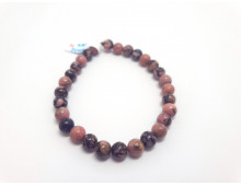 RHODONITE  6 MM - BRACELET LITHOTHÉRAPIE