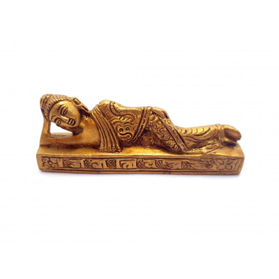 BOUDDHA COUCHE BRONZE 10 CM