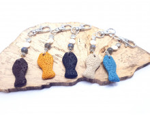 PORTE CLE PORTE BONHEUR POISSON