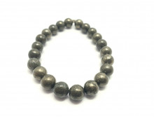 PYRITE 8 MM - BRACELET LITHOTHÉRAPIE