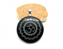 OBSIDIENNE NOIRE GRAVéE