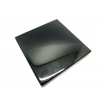 PLAQUE OBSIDIENNE NOIRE 10 CM