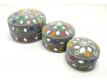 BOITE ORNEMENTALE ARGENT