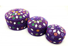 BOITE ORNEMENTALE VIOLET