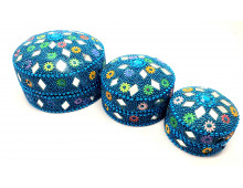 BOITE ORNEMENTALE BLEU