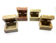 BOITE EN STEATITE ELEPHANT RECANGLE PM