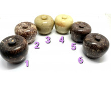 BOITE EN STEATITE FORMAT POMME