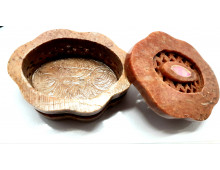 BOITE EN STEATITE OVALE VARIATION