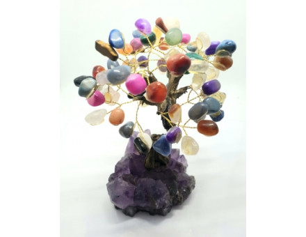 ARBRE DE VIE AGATE MULTICOLORE