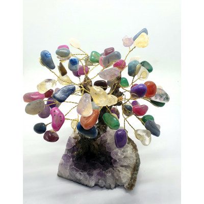 ARBRE DE VIE AGATE MULTICOLORE