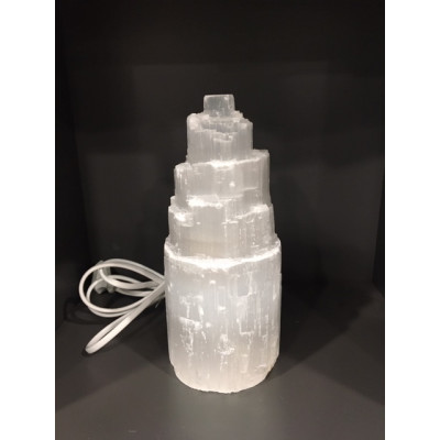 LAMPE SELENITE 21.5 CM