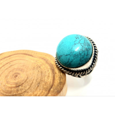 BAGUE TURQUOISE NATURELLE T54