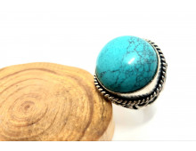 BAGUE TURQUOISE NATURELLE T54