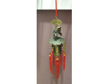 CLOCHE BONNE CHANCE GRENOUILLE