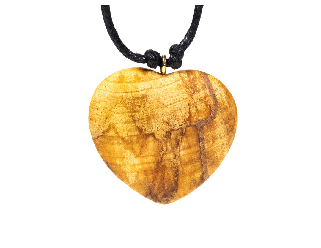 COLLIER COEUR PALO SANTO