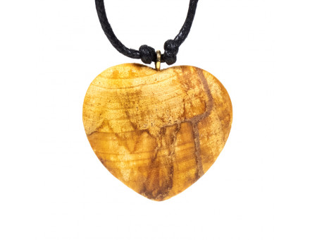 COLLIER COEUR PALO SANTO