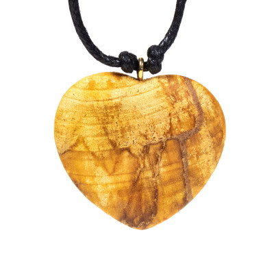 COLLIER COEUR PALO SANTO