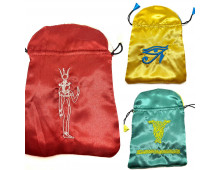 POCHETTE EN SATIN BRODE