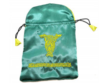 POCHETTE EN SATIN BRODE